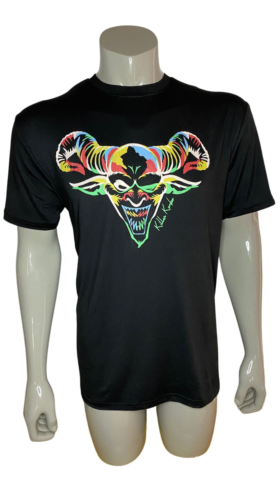 Unisex Classic Kk 'devil' Printed Short Sleeve T-shirt - Tees Online